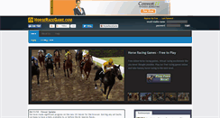 Desktop Screenshot of horseracegame.com